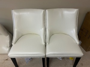 lot 128 image: Safavieh Afton 20 Side Chair (Set of 2) - MSRP $660