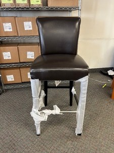 lot 141 image: Safavieh Seth Bar Stool - MSRP $460