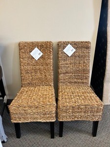 lot 143 image: Safavieh Avita 18 Dining Chairs (Set of 2) - MSRP $404