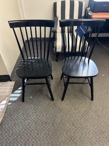 lot 144 image: Safavieh Parker 17 Dining Chairs (Set of 2) - MSRP $231
