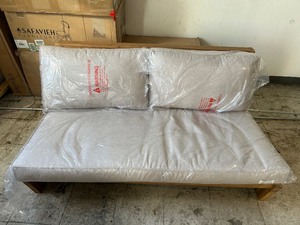 lot 150 image: Safavieh Chester Sofa - MSRP $806