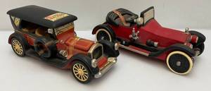 lot 5 image: Two Vintage Collectible Automobile Whiskey Decanters