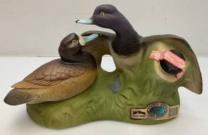 lot 15 image: Vintage Jim Beam Bluebill Duck Decanter