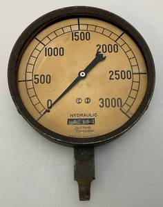 lot 41 image: Antique  Jas. P. Marsh Hydraulic Gauge 6 (Glass Missing)