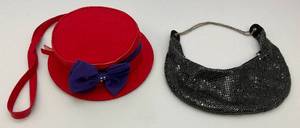 lot 50 image: Two Vintage Handbags One Shaped Like A Hat