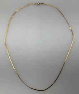 lot 53 image: 20 14K Marked Necklace  4.18 Grams