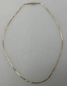 lot 56 image: 18 14K Marked Necklace  2.20 Grams