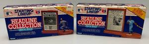lot 68 image: 1991 Starting Lineup Headline Collection (Bo Jackson) Kansas City Royals & (Rickey Henderson) Oakland Athletics (NEW OLD STOCK)