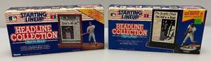 lot 70 image: Starting Lineup Headline Collection 1991 (Jose Conseco) Oakland Athletics & 1992 (Ken Griffey Jr.) Seattle Mariners (NEW OLD STOCK)