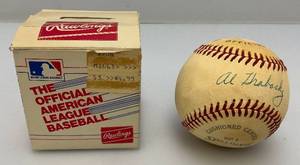 lot 80 image: Al Hrabosky (The Mad Hungarian) Autographed Baseball