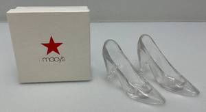 lot 115 image: Disney Collectible Cinderellas Acrylic Slippers (No Box)