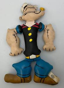 lot 142 image: Vintage 1960s-70s Good Stuff Toys POPEYE Plush Vinyl Doll 9