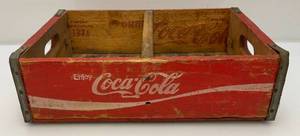 lot 193 image: Very Old Wooden Coca-Cola Crate