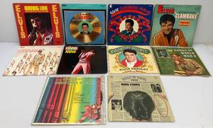 lot 203 image: Vintage ELVIS Albums And More