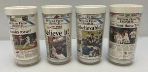 lot 217 image: Vintage 1980s Collectible Pioneer Press Dispatch Minnesota Twins Thermo Mugs (One Has Crack On Rim)
