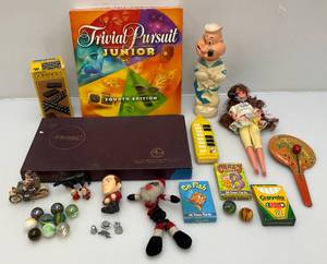 lot 228 image: Misc. Toys And Games Some Vintage Including Marbles And More