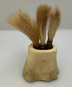 lot 236 image: Super Rare Unique Trench Art Darts With Horsehair & Bone Holder