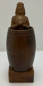 lot 240 image: Vintage Proud Hawaiian Hand Carved Adult Novelty Item