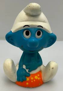 lot 246 image: 1980s  Pull String Talking Animated Peyo SMURF (Works) 7