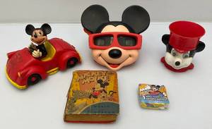 lot 247 image: Misc. Mickey Mouse Collectibles Including 1948 Little Big Book And More
