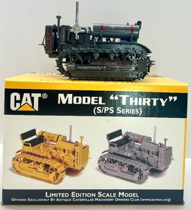lot 1 image: CAT Model Thirty Limited Edition Scale Tractor Model with Box