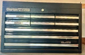 lot 4 image: Clarke HD Plus Tool Chest with Assortment of Hand Tools and Sockets
