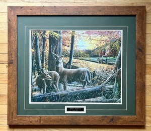 lot 22 image: Framed Kevin Daniel Broken Silence II Wildlife Print