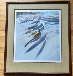 lot 23 image: Framed Daniel Smith Signed Limited Edition Pheasant Print 425580