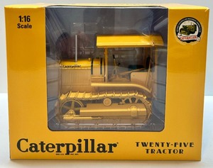 lot 28 image: 116 Scale Caterpillar Twenty-Five Die-Cast Tractor Model in Box