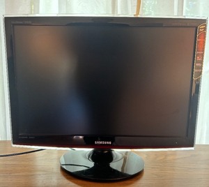 lot 90A image: Samsung 24-Inch HDTV Monitor with HDMI and Component Inputs