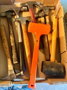 lot 158 image: Collection of 8 Assorted Hammers and Mallets