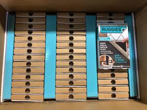 lot 4 image: Lot of Ruggies 3 in. x 6 in. Rug Gripper  Customer Returns See Pictures