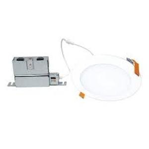 lot 52 image: Lot of HALO HLBPH 6 in. Adjustable CCT Canless IC Rated Dimmable Indoor, Outdoor Integrated LED Recessed Light Kit Customer Returns See Pictures