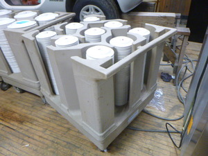 lot 23 image: Raburn Plate Cart with Saucers