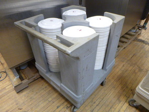 lot 29 image: Lakeside Plate Cart with Plates