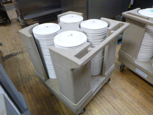 lot 30 image: Raburn Plate Cart with Plates
