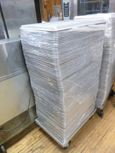 lot 32 image: Rolling Cart with Full-Size Sheet Pans