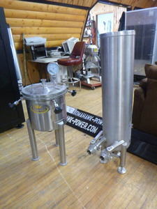 lot 48 image: 2 Stainless Steel Vessels Used for Brewing