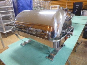lot 65 image: Full Size Stainless Steel Chafing Dish