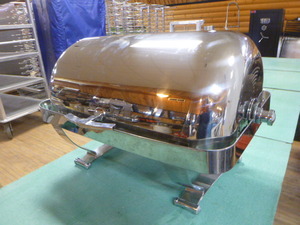 lot 66 image: Full Size Stainless Steel Chafing Dish