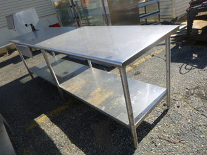 lot 76 image: Stainless Steel Table
