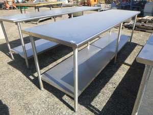 lot 78 image: Stainless Steel Table