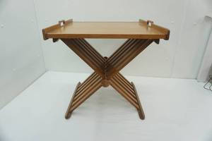 lot 2 image: Vintage 1960s Drexel Declaration Campaign Tray Table