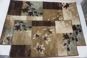 lot 33 image: Rugs (2ct) Rubber Backed