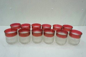 lot 95 image: Vintage Kings Crown Ruby Glassware