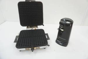 lot 144 image: Magic Maid Waffle Maker & Toastmaster Electric Can Opener