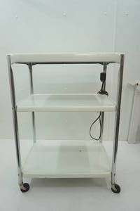 lot 147 image: Vintage 3-Tier Rolling Utility Cart wextension cord