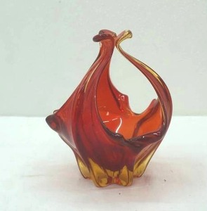 lot 158 image: Vintage Murano-Style Art Glass Bowl