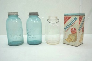 lot 192 image: vintage canning jars