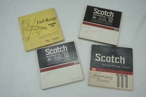 lot 233 image: Vintage Boxes of Magnetic Recording Tape Reel-To-Reel